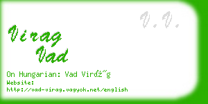 virag vad business card